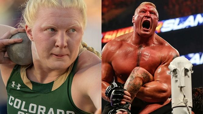 "I don't know who Brock Lesnar is"- Mya Lesnar's coach shares college recruiting anecdote with the WWE star