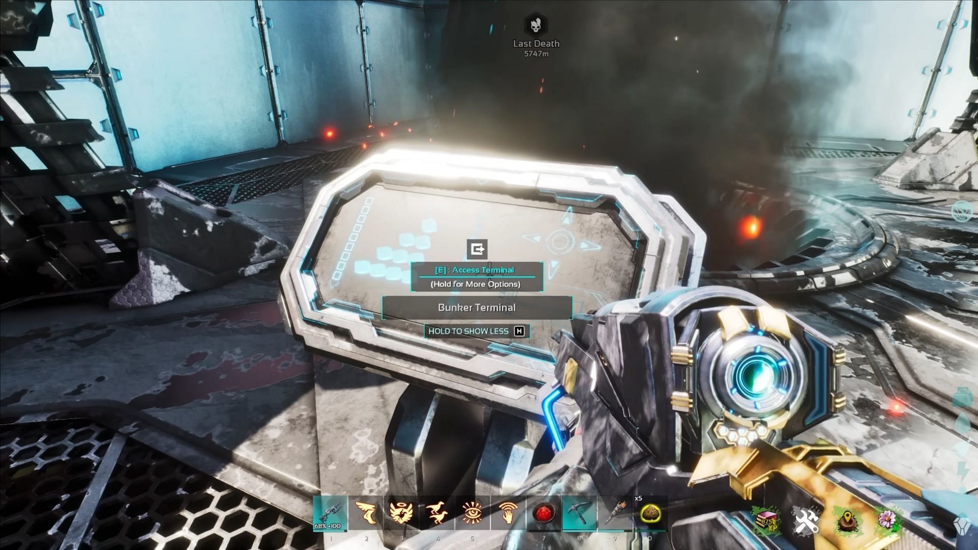 You can raid and destroy these bunkers, but do note that it will take a lot of damage from Tek Weapons to do so (Image via Studio Wildcard/YouTube@Raasclark)