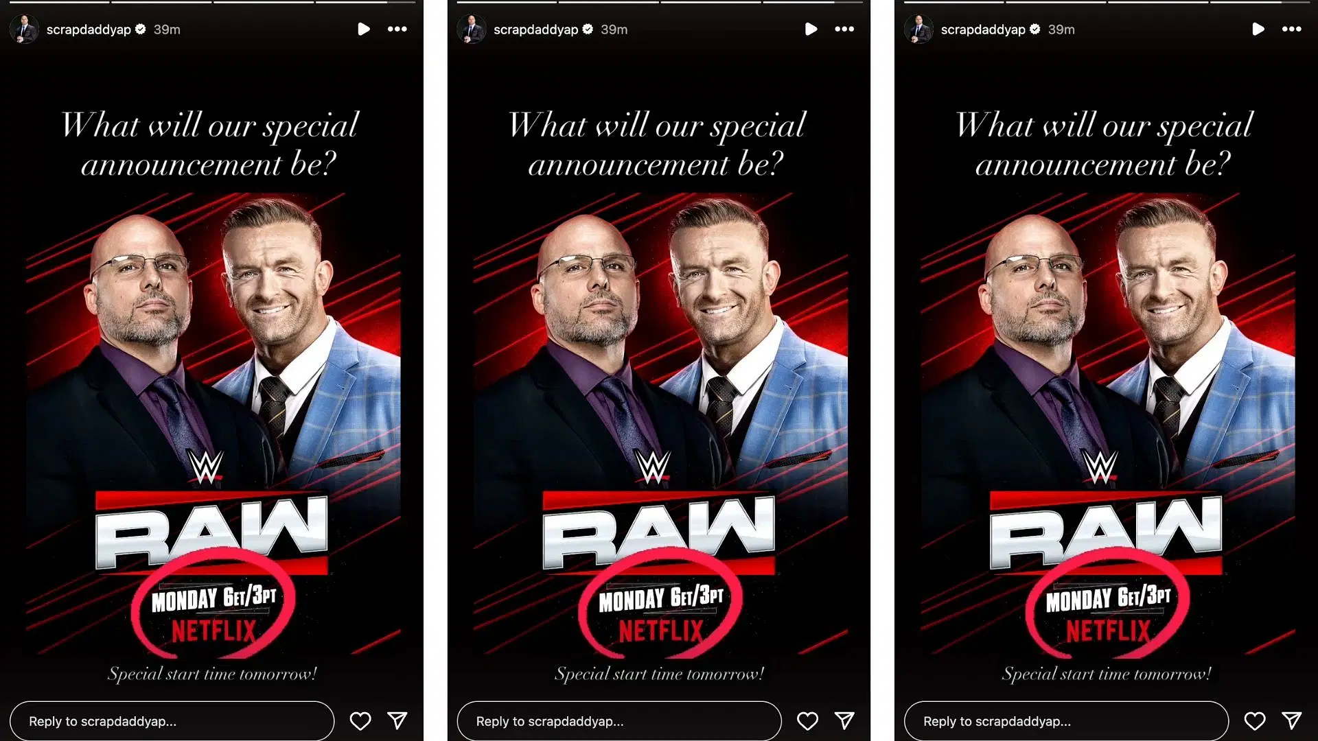 Pearce shared an interesting tease today on social media. [Image credit: WWE.com]