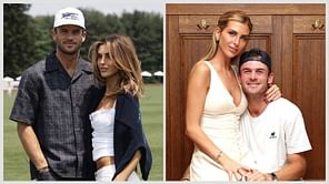 Tommy Paul reacts as girlfriend Paige soaks in the sights at the All England Club while supporting him ahead of Wimbledon campaign