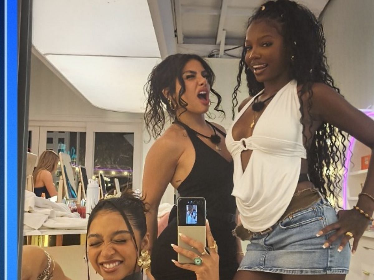 Love Island USA stars Cierra, Huda, and Chelley