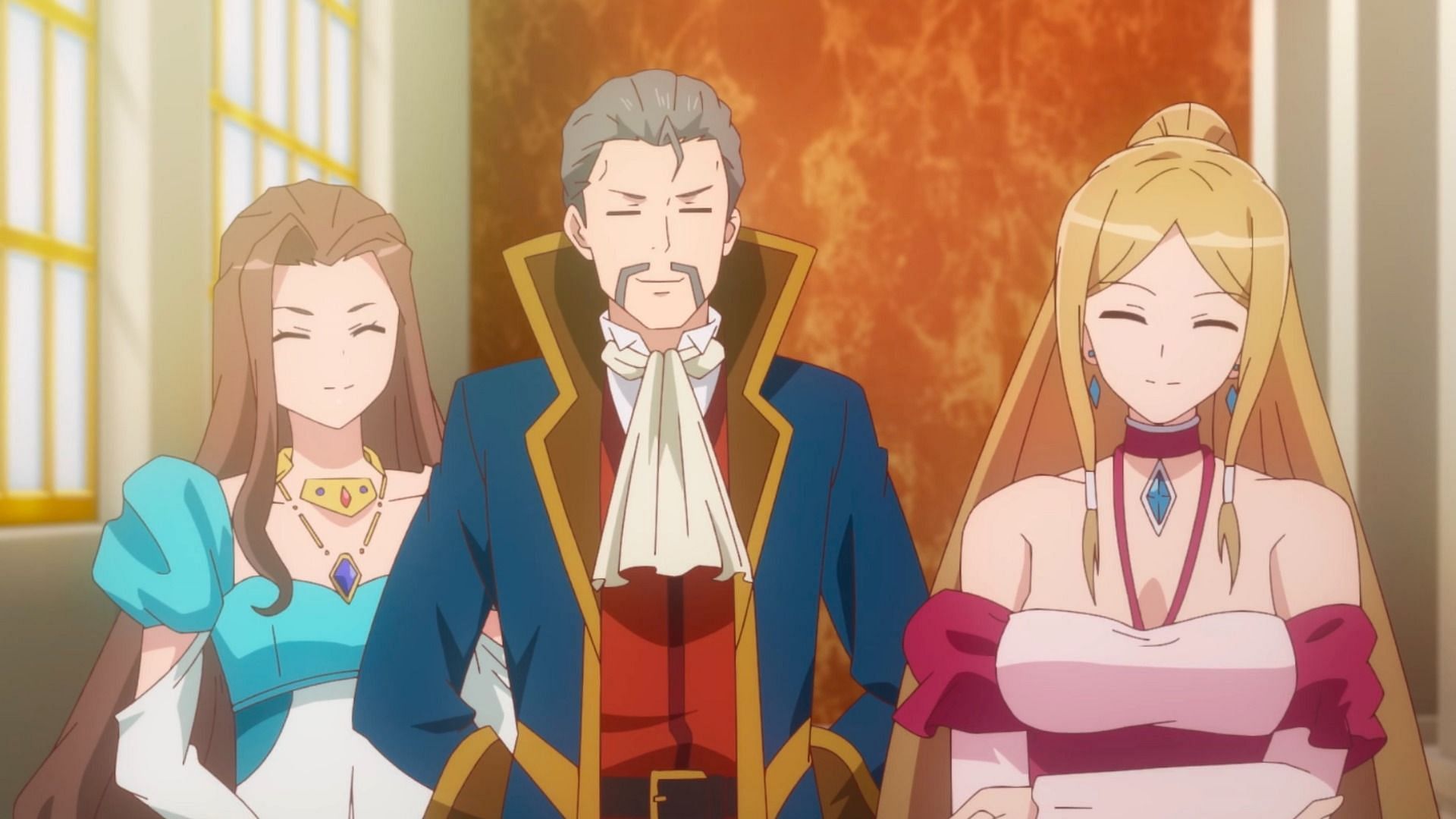 Liam's family visits him in I'm the Evil Lord of an Intergalactic Empire! episode 12 (Image via Quad)