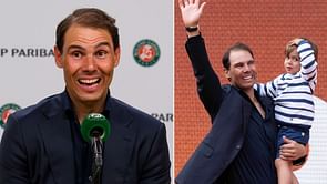 "I want to be at home with him" - Rafael Nadal jokingly reveals how baby son spoiled his post-retirement plans