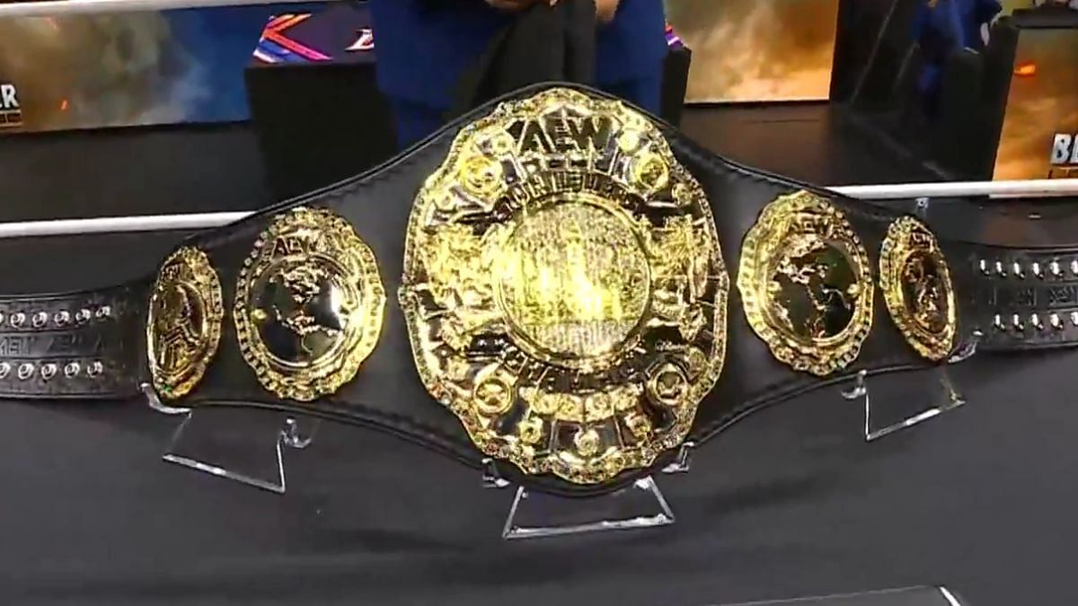 The new AEW Unified title unveiled at Summer Blockbuster (Image via AEW