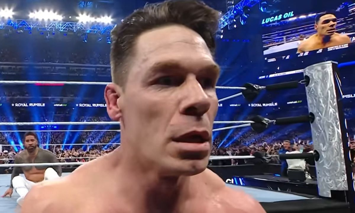 WWE Undisputed Champion, John Cena. Photo credit:  [WWE on YouTube]