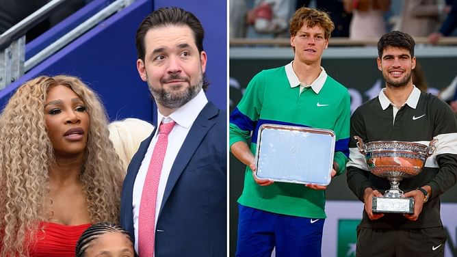 Serena Williams' husband Alexis Ohanian defends women's tennis against criticism after epic Carlos Alcaraz vs Jannik Sinner French Open final