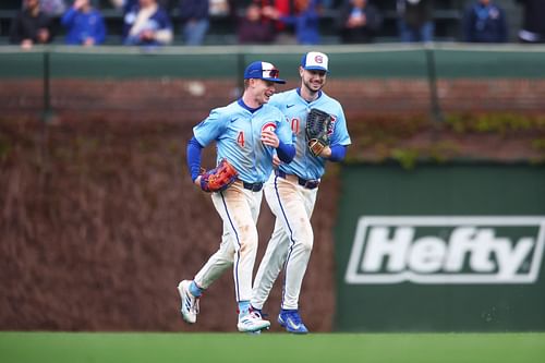 Pete Crow-Armstrong and Kyle Tucker in action for the Chicago Cubs - Source: Getty