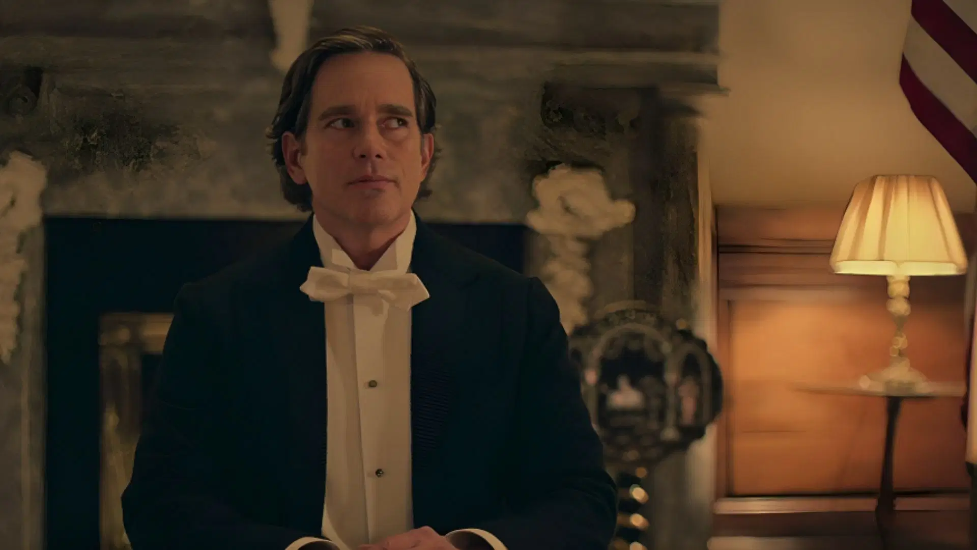 The American ambassador Paul Anderson as seen in the Sherlock & Daughter season 1 finale (Image via The CW)