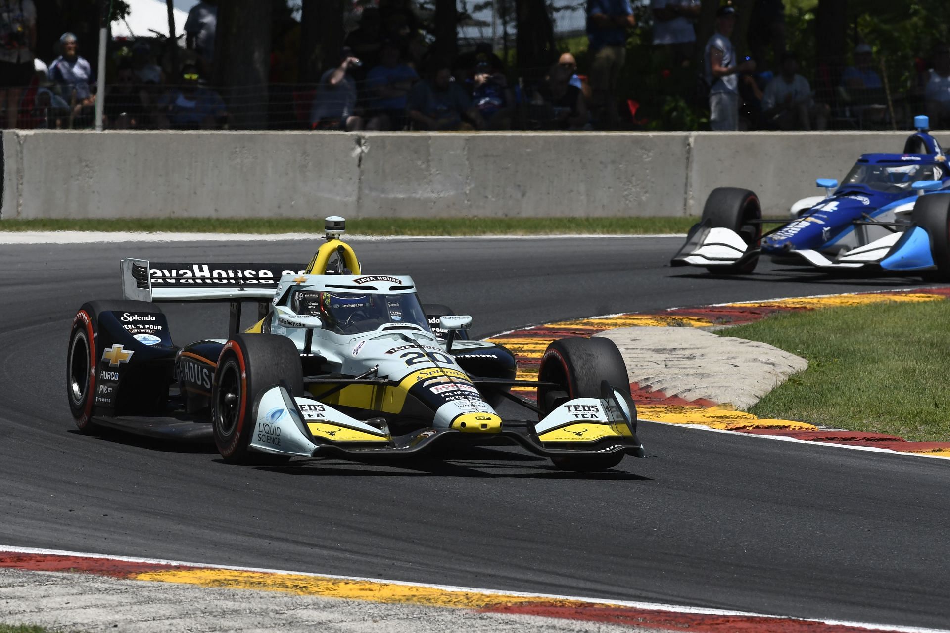 Alexander Rossi in the Xpel Grand Prix in Road America - Source: Getty