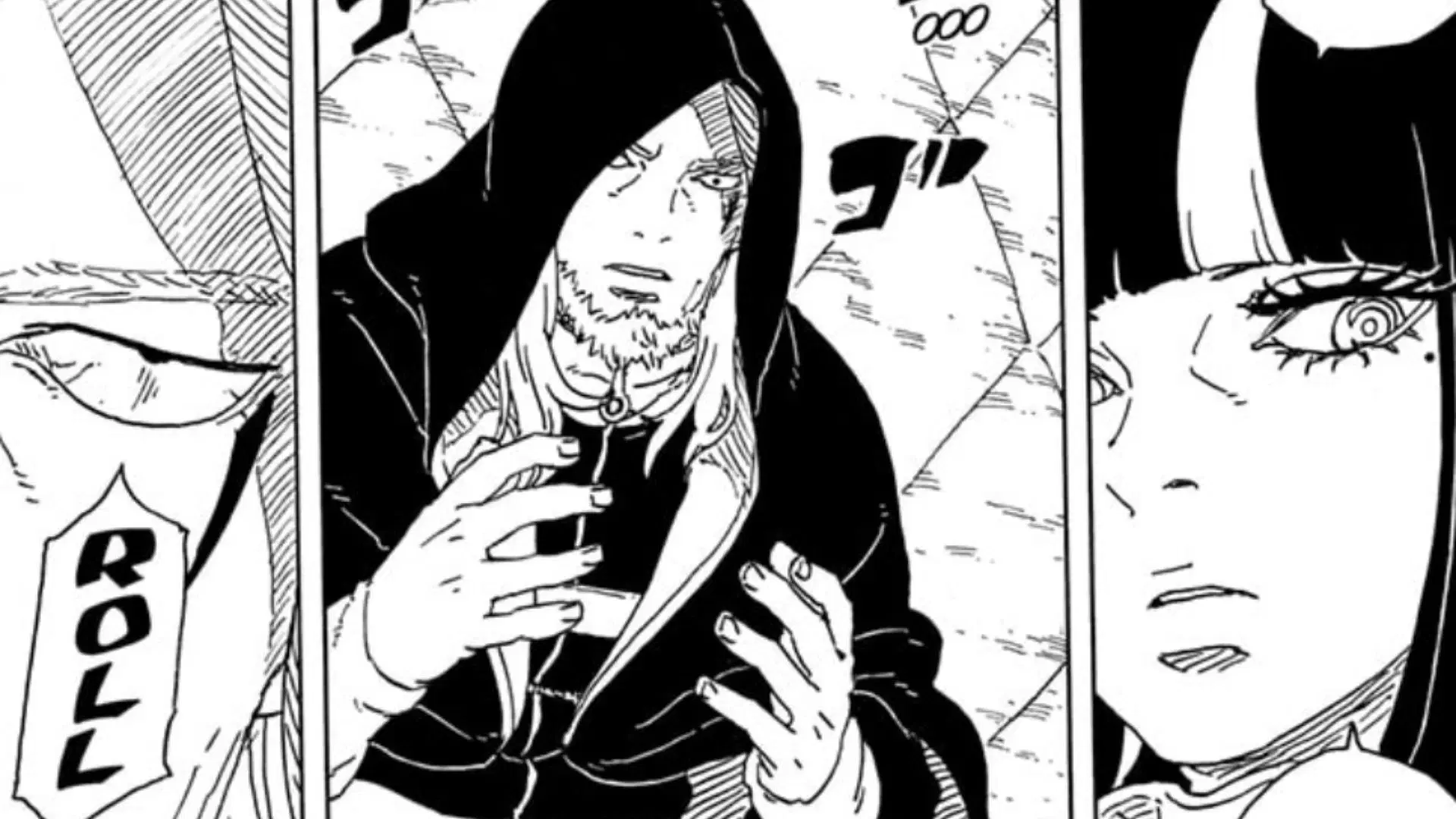Kashin Koji and Eida as seen in Boruto: Two Blue Vortex manga (Image via Shueisha)