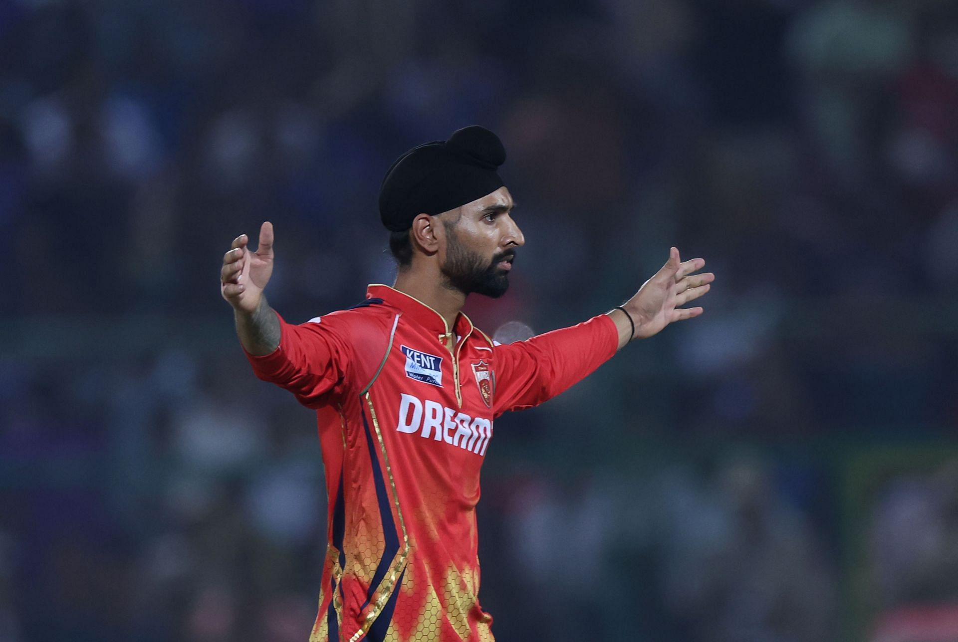 Harpreet BRAR CELEBRATES A WICKATTE. (Credits image: Getty)