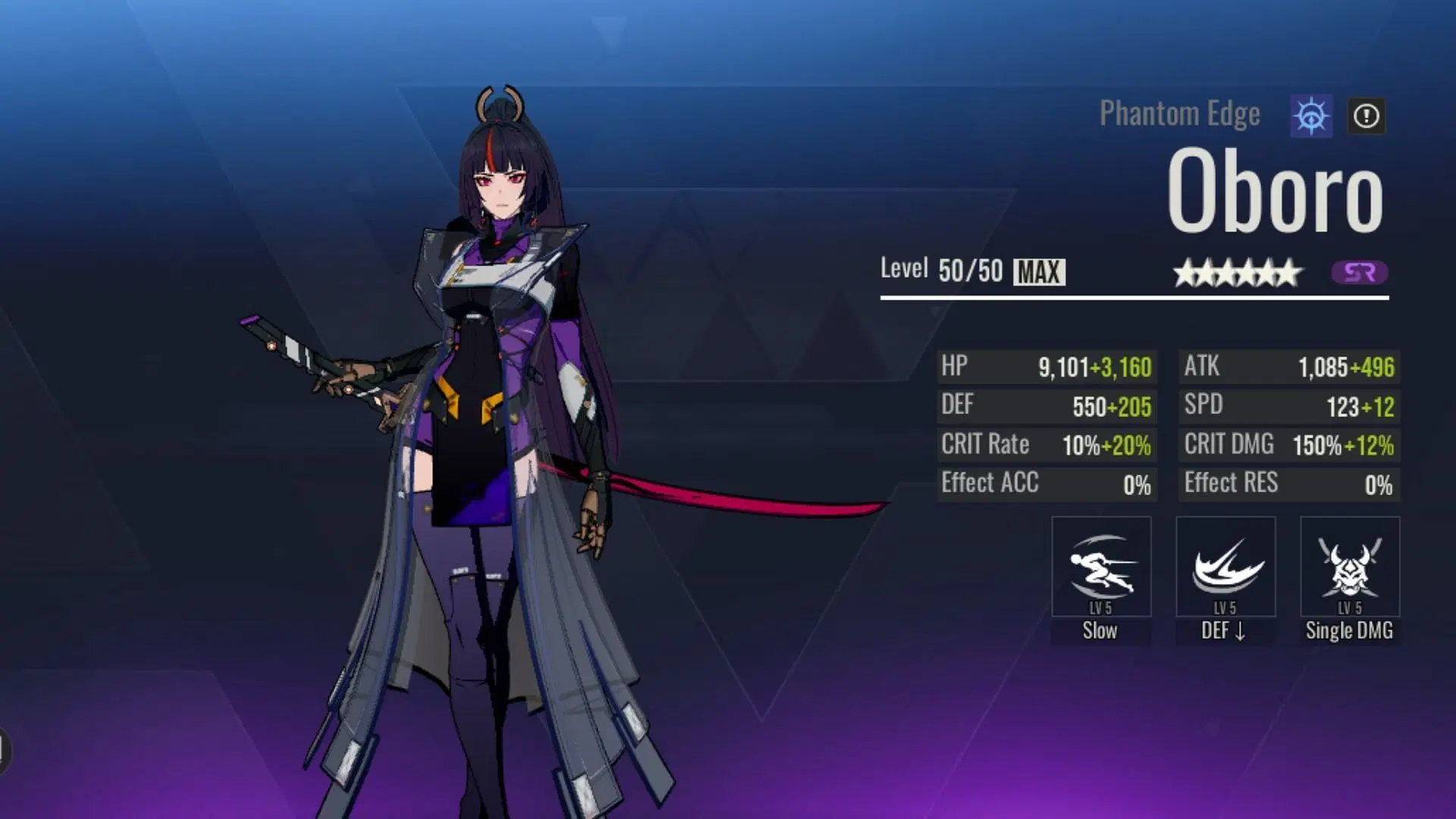 Oboro in Etheria Restart (Image via XD Inc.)