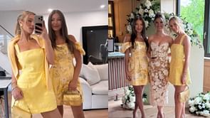 In Photos: Connor McDavid's wife Lauren dons chic yellow dress for soon-to-be sister-in-law's bridal shower