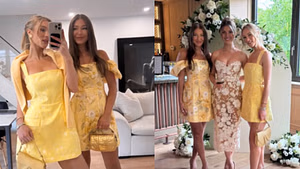In Photos: Connor McDavid's wife Lauren dons chic yellow dress for soon-to-be sister-in-law's bridal shower