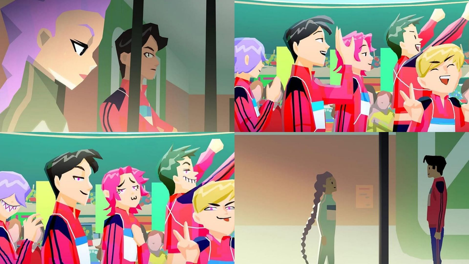 KPop Demon Hunters illustrator reveals deleted Idol Star Athletics Championship style scene (Images Via Instagram/@henrywongdraws) 