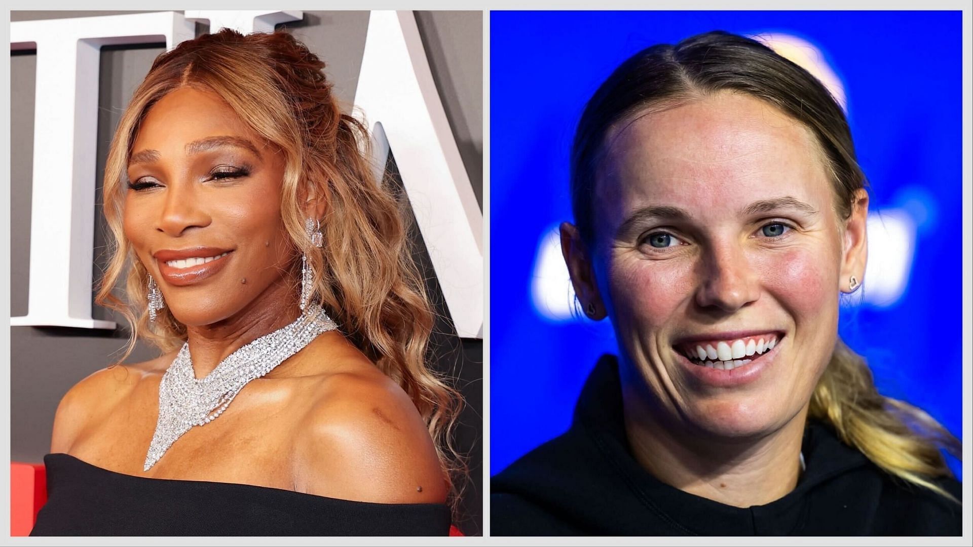 Serena Williams (L) Caroline Wozniacki (R) | Getty
