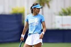 WATCH: Bizarre scenes as Emma Raducanu deals with unexpected interruption in Eastbourne opener