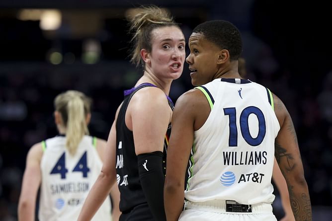 Marina Mabrey comically confronts Napheesa Collier's teammate for shady comment after Sun's 48-point loss: "Do you know how embarrassing that was"