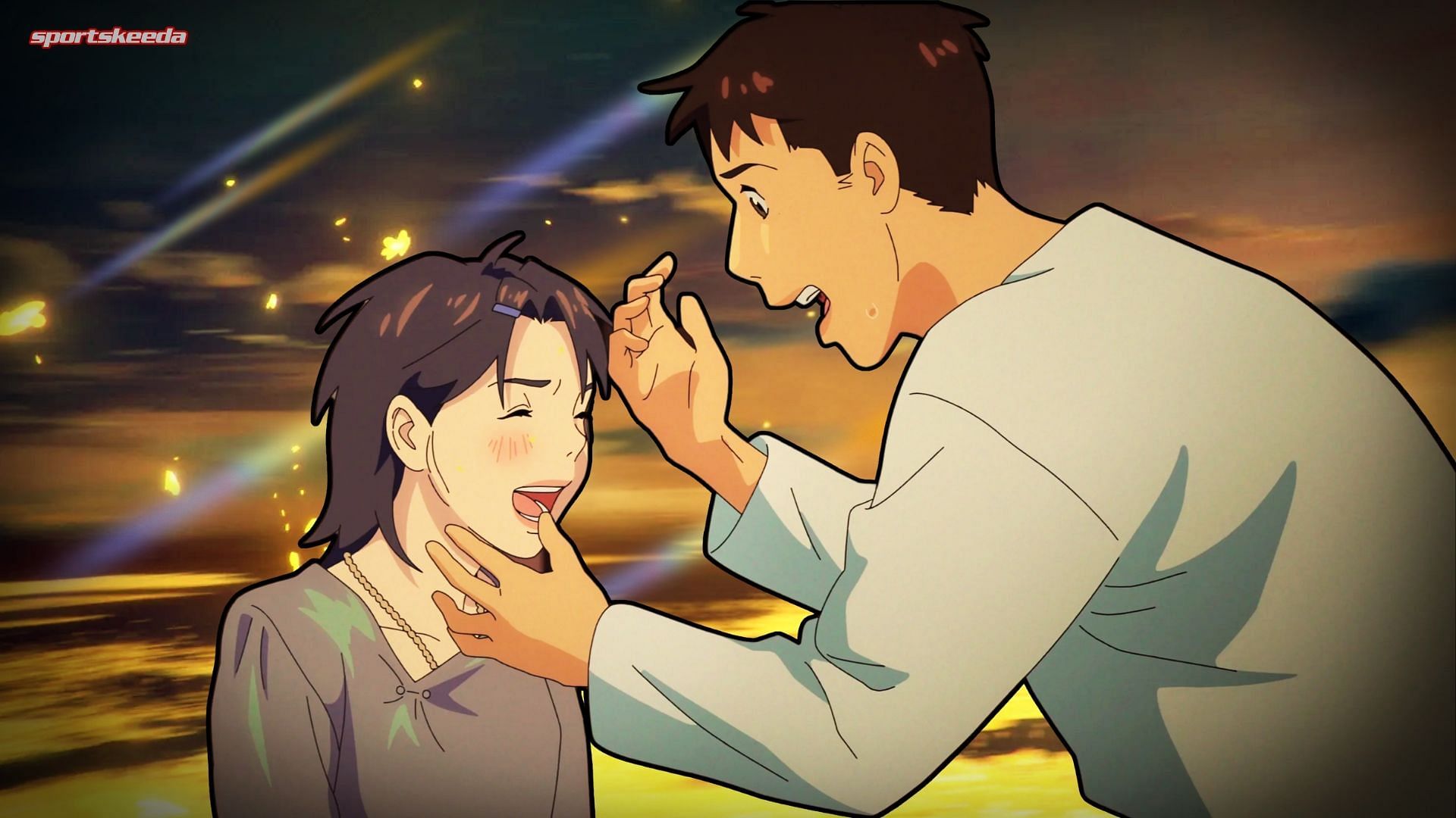 A scene from Lost in Starlight (Custom cover edited by Sportskeeda, original image YouTube/@netflixkcontent)