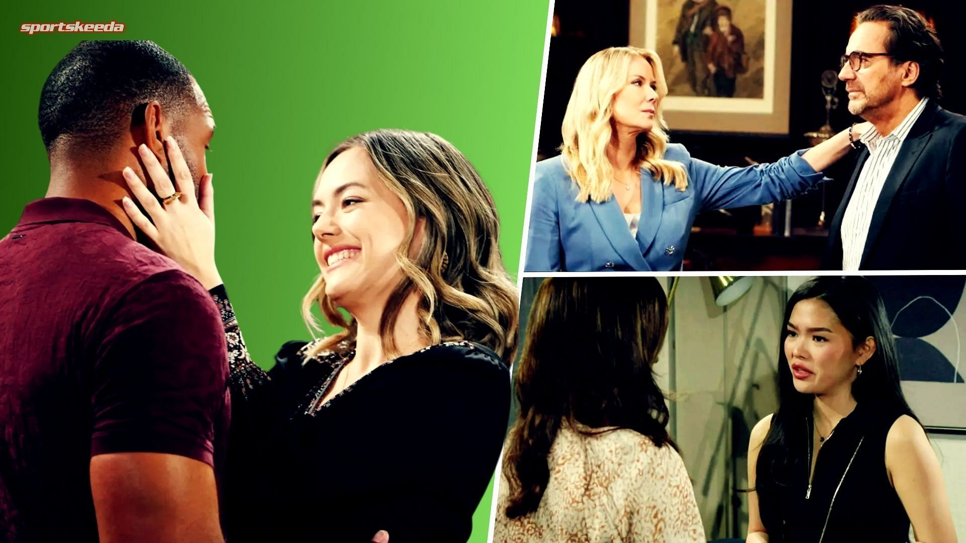 A still from The Bold and The Beautiful (Custom cover edited by Sportskeeda, images via CBS)