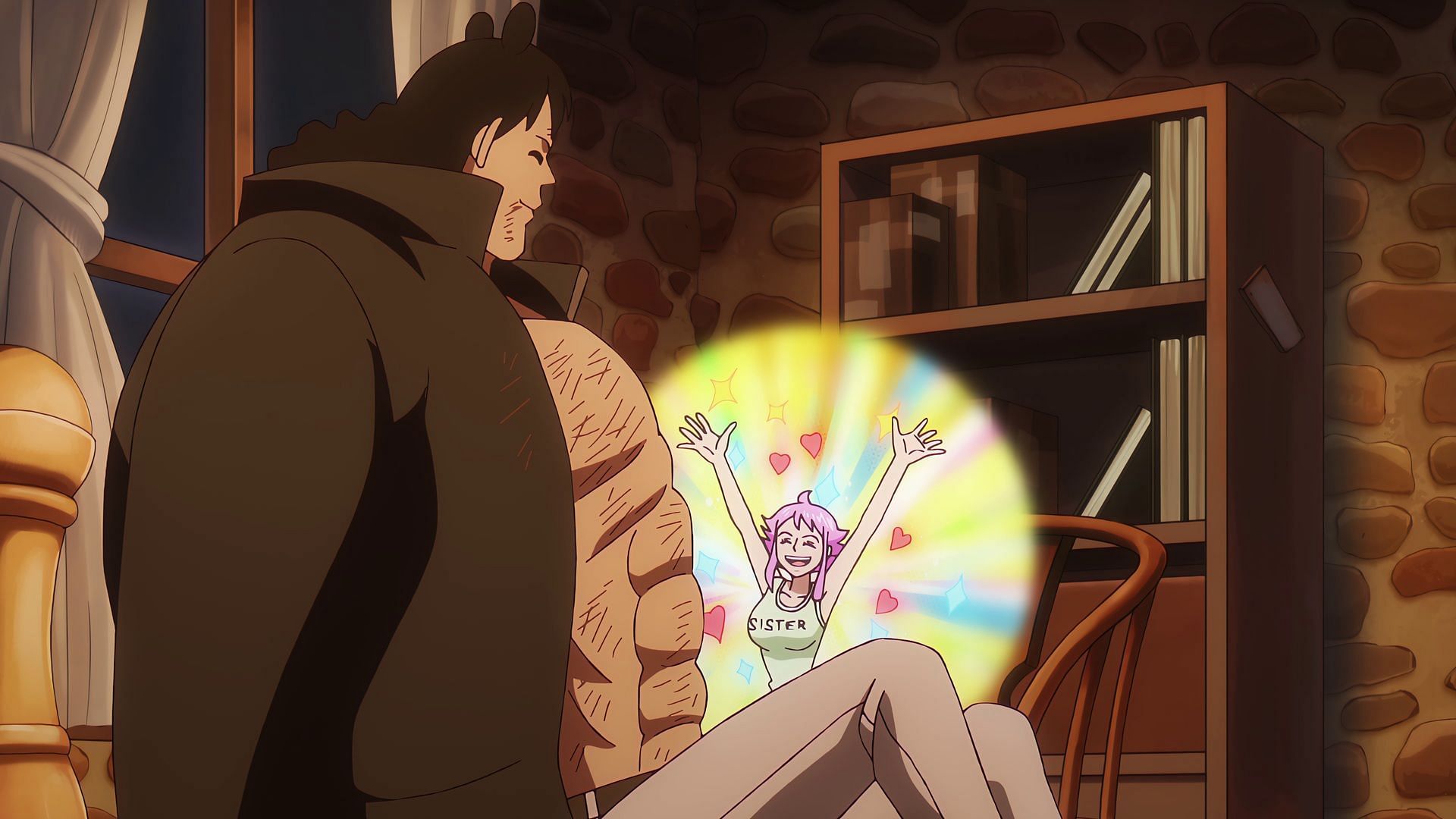 Kuma and Ginny together as seen in the One Piece anime (Image via Toei Animation)