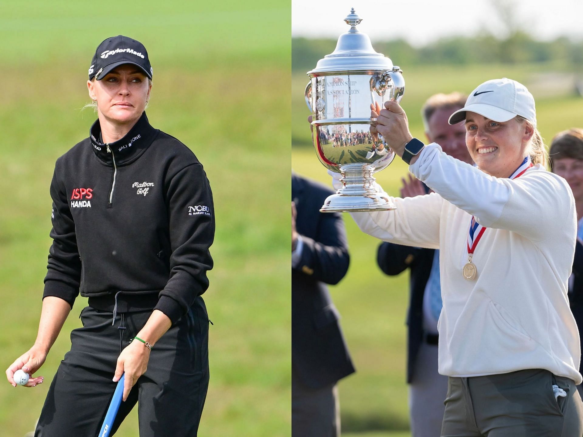Charley Hull and Maja Stark at the U.S. Women