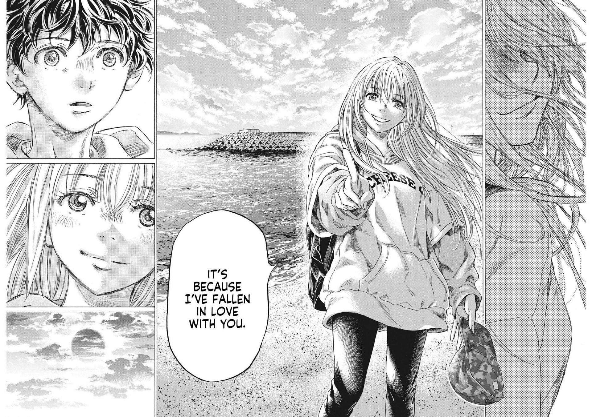 Hana Ichijou as seen in Ao Ashi chapter 336 (Image via Shogakukan)