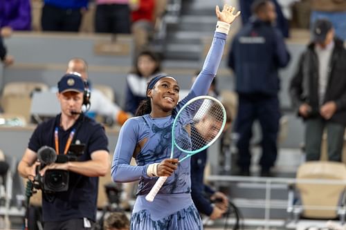 Coco Gauff at the French Open 2025. (Photo: Getty)
