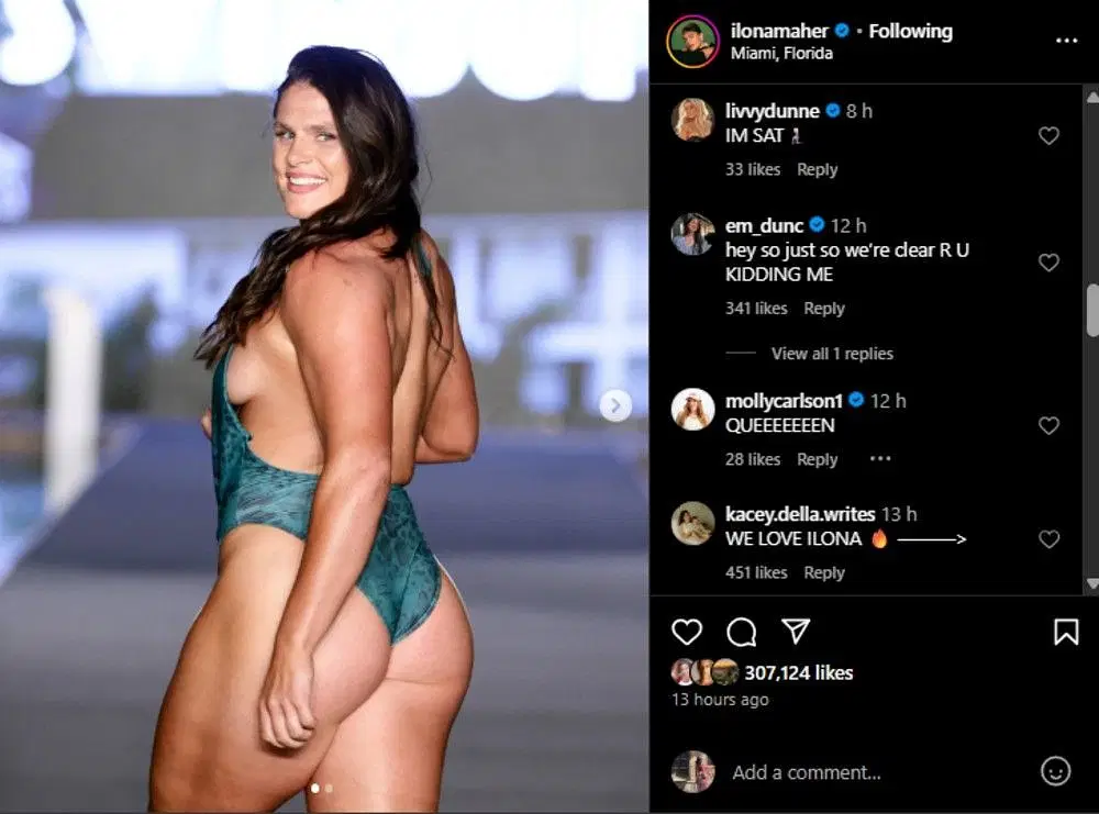 Screenshot of Maher&#039;s Instagram story.