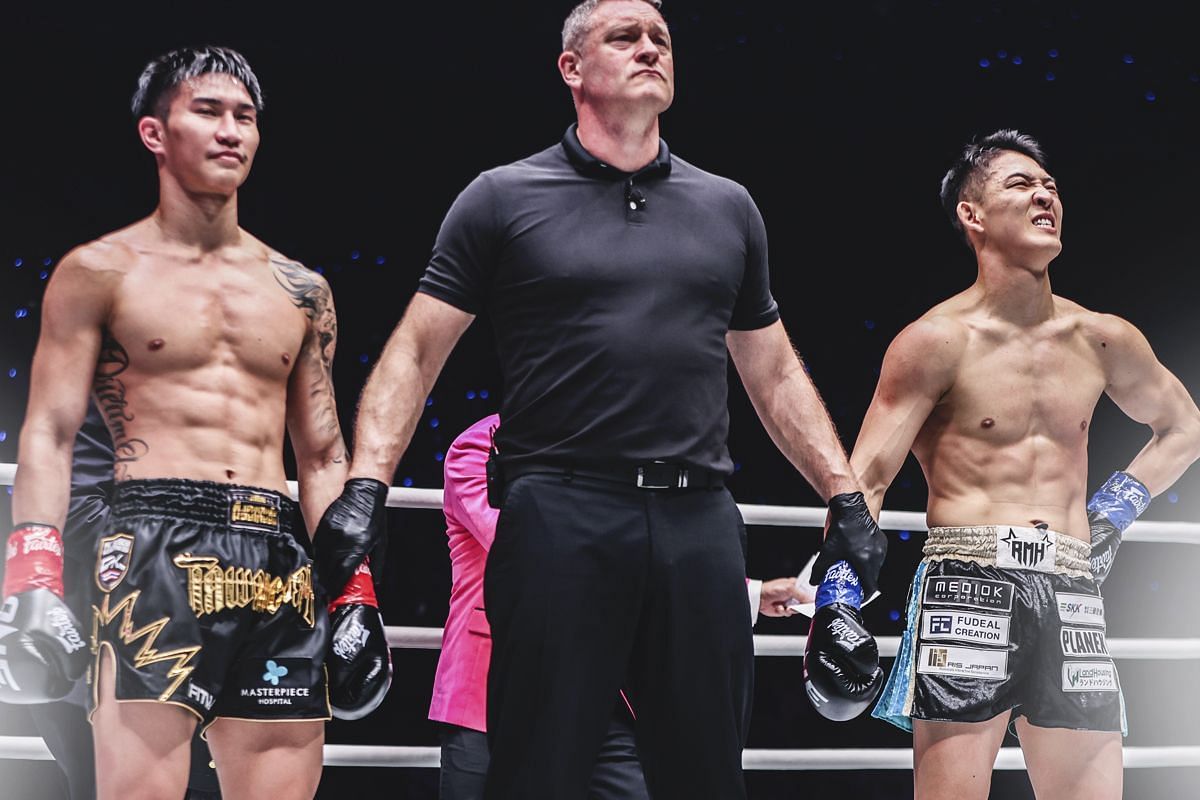 Tawanchai PK Saenchai and Masaaki Noiri - Photo by ONE Championship