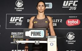 Ariane da Silva's coach claims "benign tumor" to blame for her missing weight for UFC 316 women's flyweight fight: "She wasn't walking right"