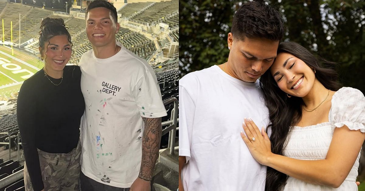 Dillon Gabriel&rsquo;s fianc&eacute;e Zo Caswell shares 3-word message flaunting $845 Coach bags shopping spree with sister