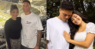 Dillon Gabriel’s fiancée Zo Caswell shares 3-word message flaunting $845 Coach bags shopping spree with sister