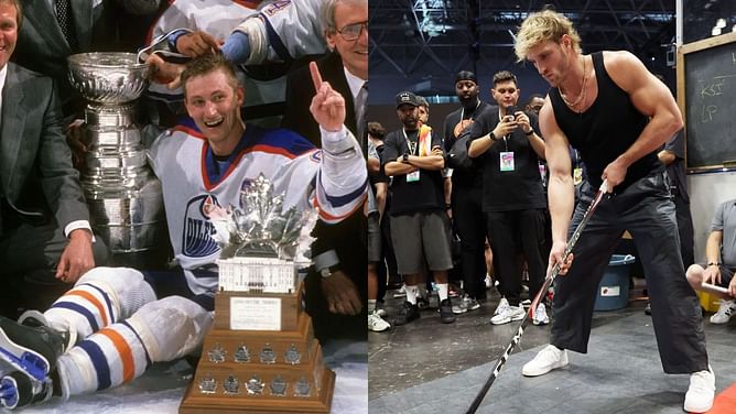 Logan Paul reveals splurging mammoth 6-dollar figure on a signed Wayne Gretzky hockey stick from 1999 [WATCH]