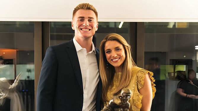 Bo Nix’s wife Izzy drops 2-word message soaking up Florida sun on beach getaway with girl squad