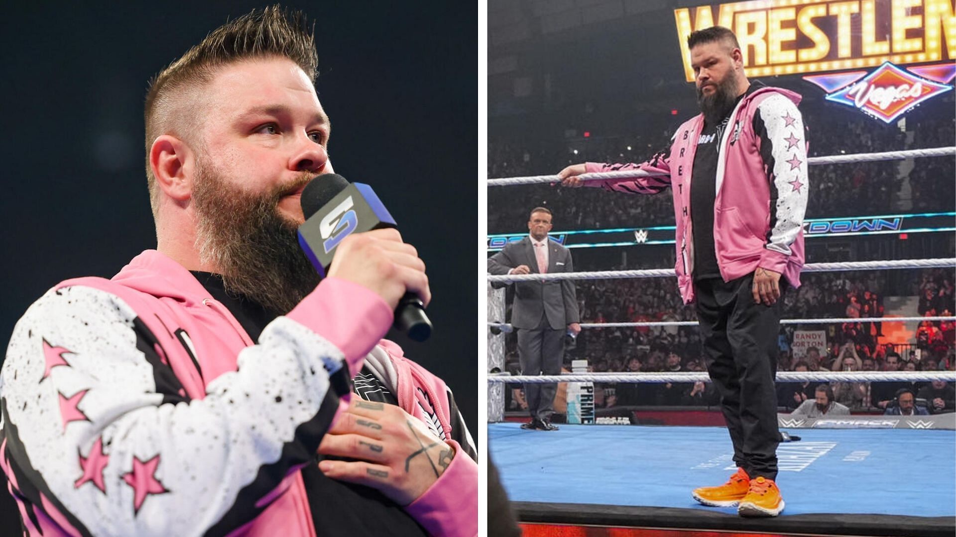 Owens is currently out with a major injury. [Image credits: WWE.com]