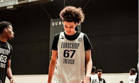 "Look who he playing against": 17 Y.O. Adam Oumiddoch stuns in front of NBA teams at Adidas Eurocamp