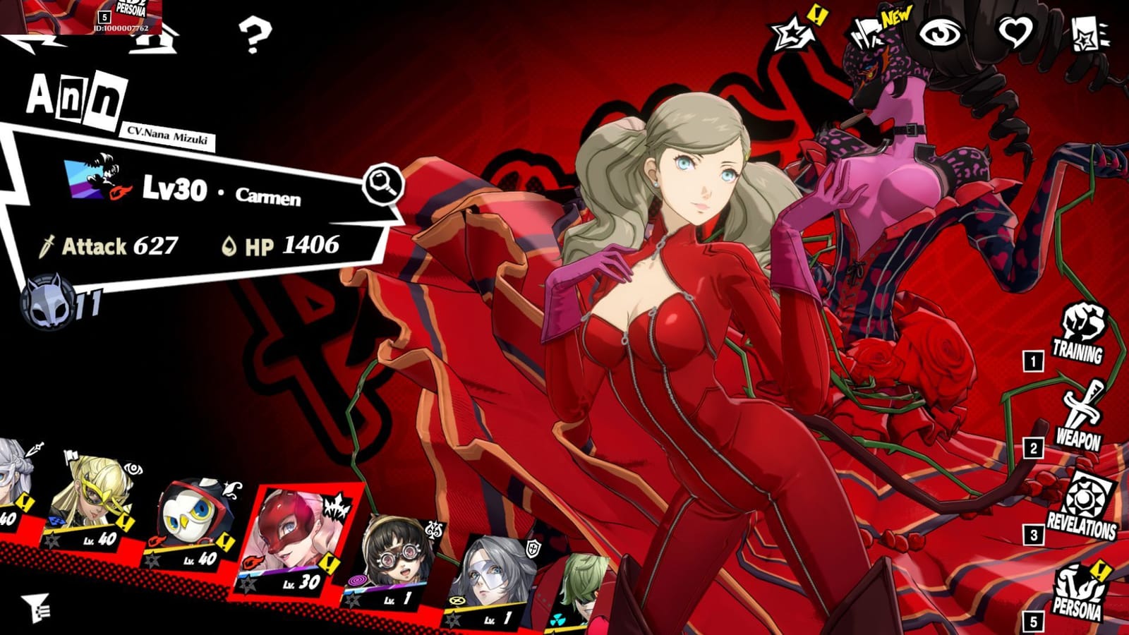 Best Panther (Ann Takamaki) build guide in Persona 5: The Phantom X