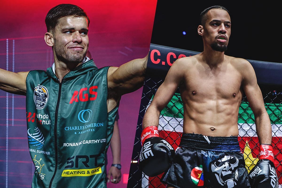 George Jarvis (left) and Regian Eersel (right). [Photos from ONE Championship]
