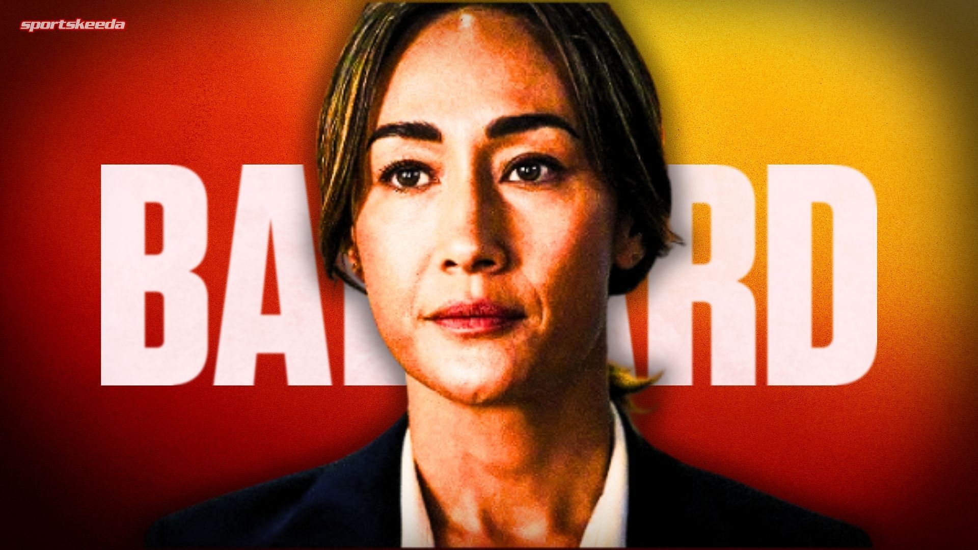 An image of Maggie Q from the upcoming series Ballard (Custom cover edited by Sportskeeda, Original Image [Prime Video]) 