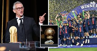 "You could probably give it to quite a few" – Gary Lineker names 3 PSG stars who can win 2025 Ballon d'Or
