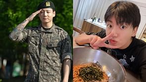 "So proud of you" — Fans applaud BTS' Jungkook as he opens up about enjoying his military cooking duties despite weekend shifts