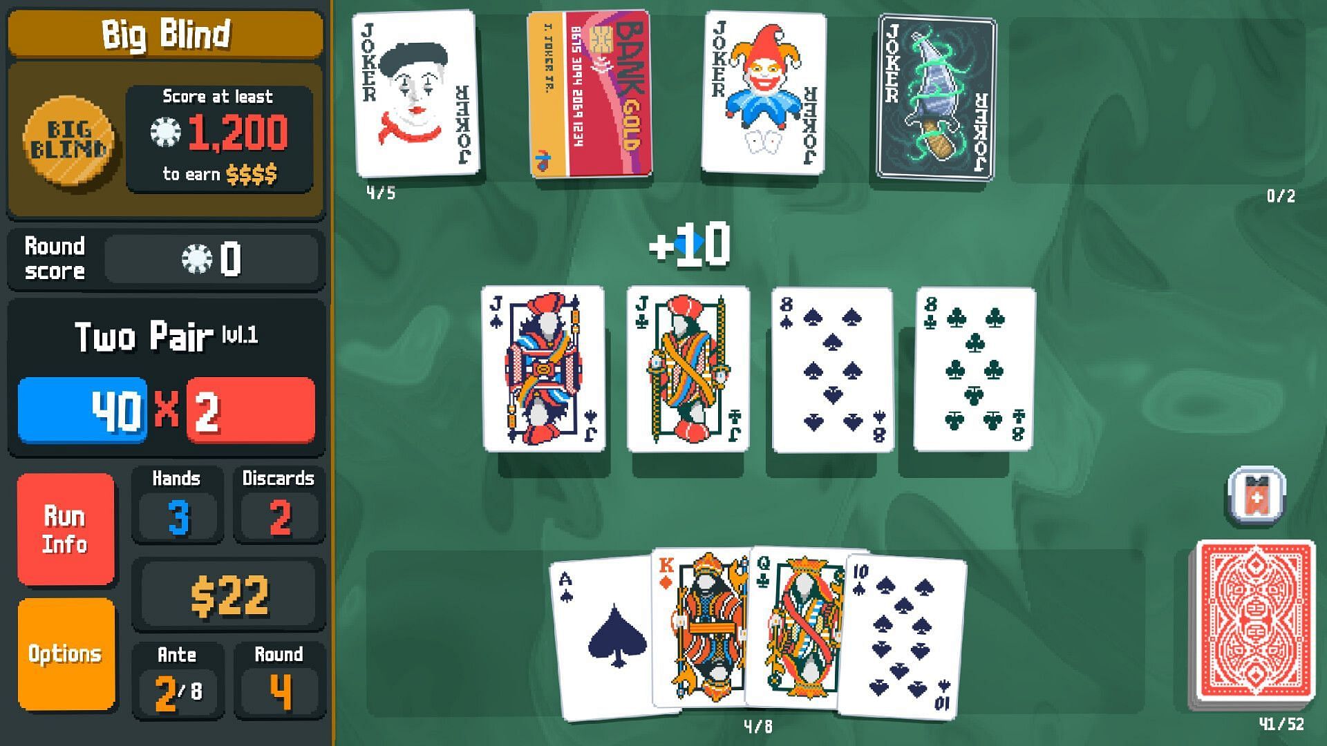A still from Balatro (Image via Playstack)