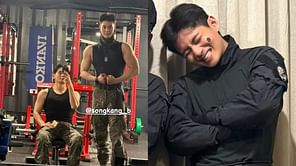 "Glow-up is actually insane"- Fans swoon over BTS' Kim Taehyung's military body transformation ahead of discharge