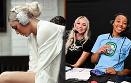 Days after teaming up with NCAA championship rival KK Arnold, Chloe Kitts shares candid snaps from Overtime event