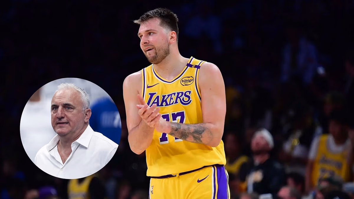 Luka Doncic quips about his father's Euroleague stint while highlighting Sasa Doncic's impact on his basketball journey: "He was okay"