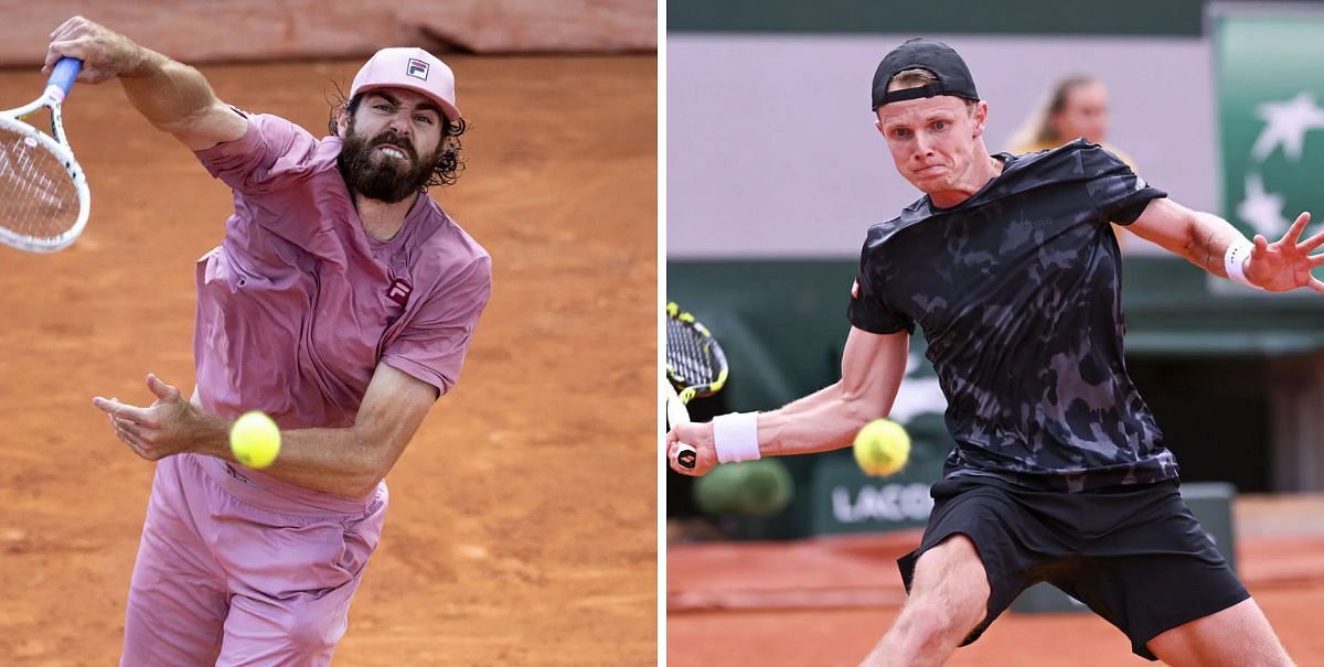 Reilly Opelka (L) vs Jesper De Jong (R) preview, (Source: Getty Images)