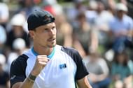 Marton Fucsovics at the Boss Open 2025. (Photo: Getty)