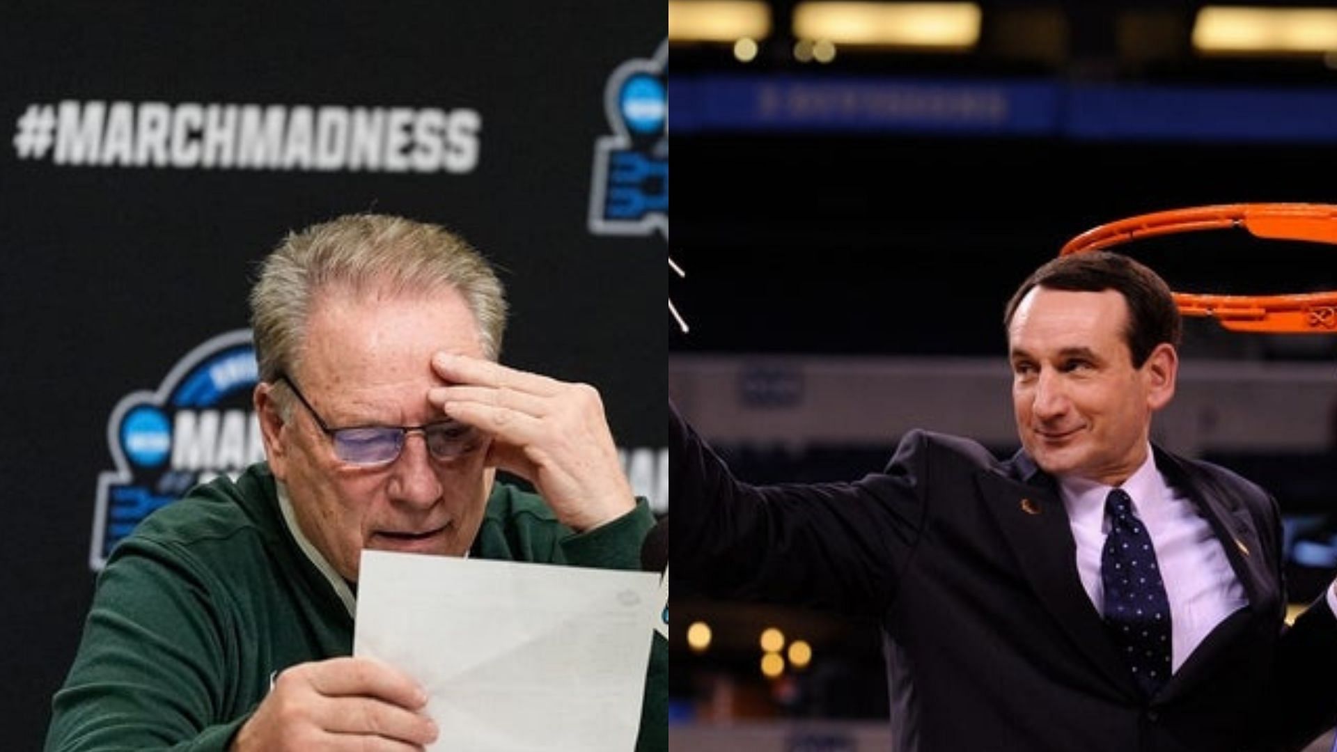 Image Source: Imagn -  Mike Krzyzewski and Tom Izzo
