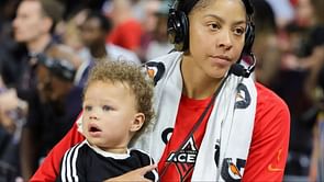 Candace Parker envisions sons Airr and Hartt getting drafted #1 by Lakers and Bulls: "Airr is a hothead"